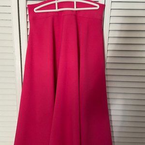 Unique Vintage Pink Swing Skirt